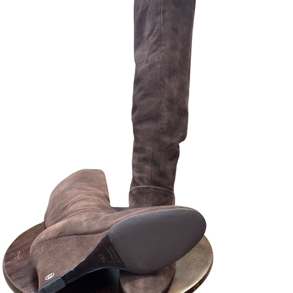 Gucci suede wedge knee high boot - Picture 3 of 3